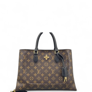Louis Vuitton Flower Tote Monogram Brown Black