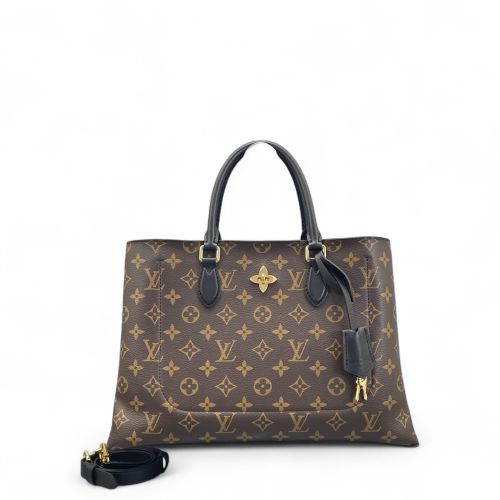 Louis Vuitton Flower Tote Monogram Brown Black