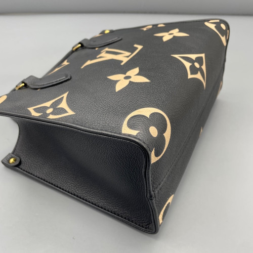 Louis Vuitton Onthego PM Monogram Empreinte Giant Black White