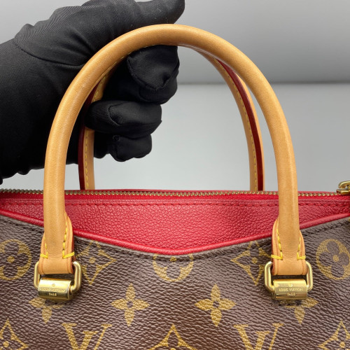 Louis Vuitton Pallas BB Monogram Brown Red