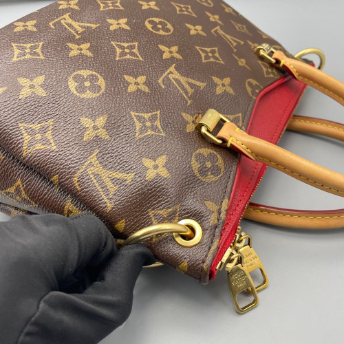 Louis Vuitton Pallas BB Monogram Brown Red