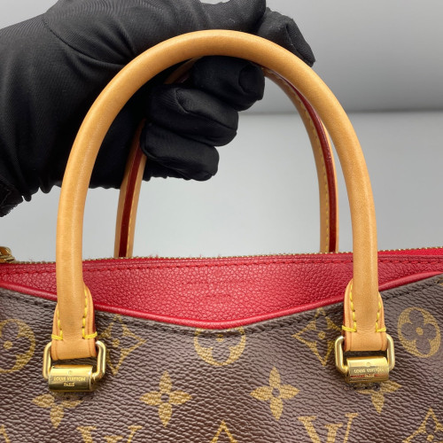 Louis Vuitton Pallas BB Monogram Brown Red