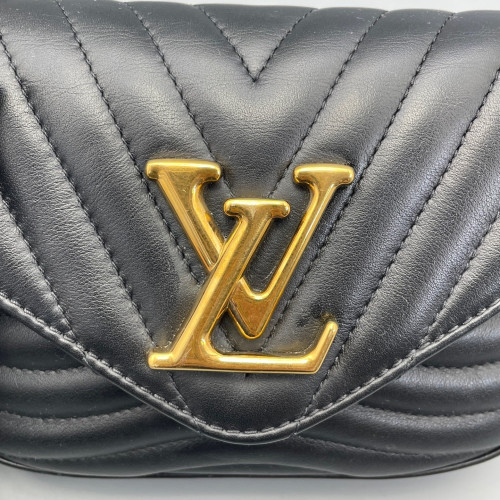Louis Vuitton New Wave Multi Pochette Calfskin Black