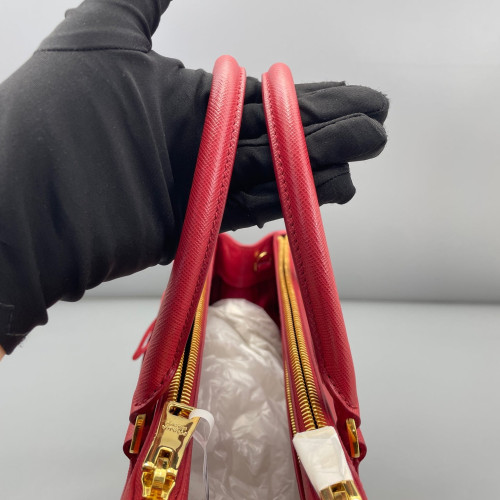 Prada Galleria Tote Saffiano Calfskin Red