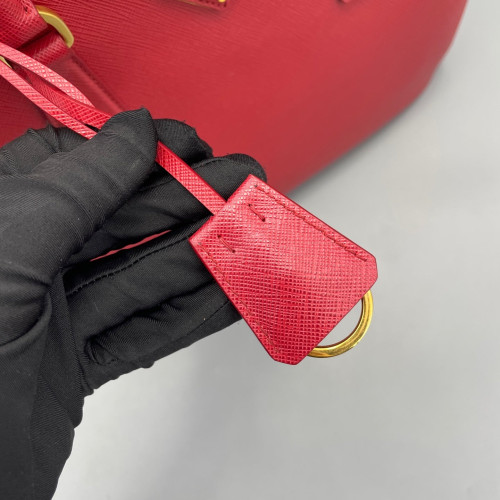Prada Galleria Tote Saffiano Calfskin Red