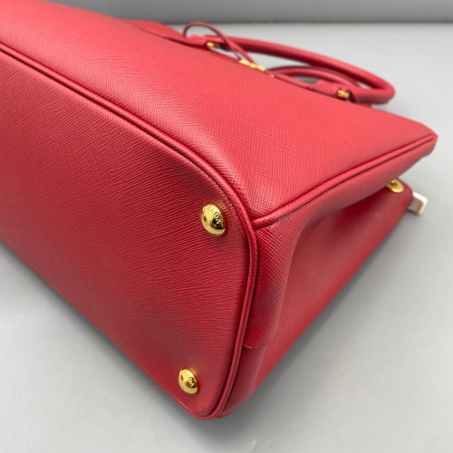 Prada Galleria Tote Saffiano Calfskin Red