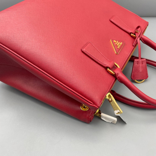 Prada Galleria Tote Saffiano Calfskin Red