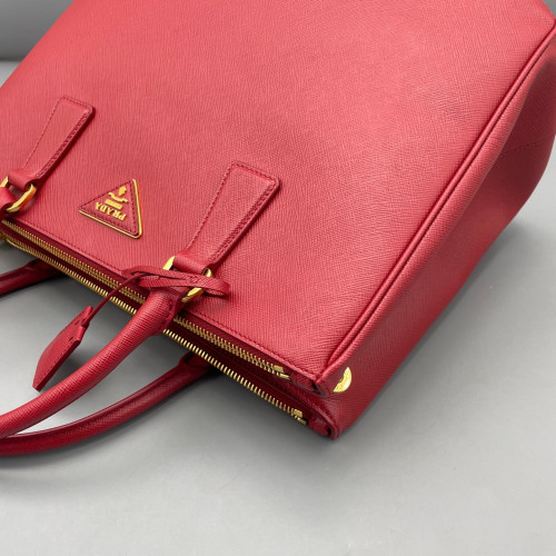 Prada Galleria Tote Saffiano Calfskin Red