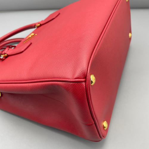 Prada Galleria Tote Saffiano Calfskin Red