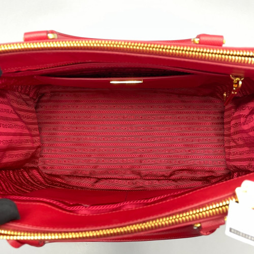 Prada Galleria Tote Saffiano Calfskin Red