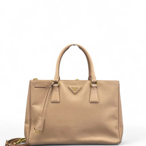 Prada Galleria Tote Saffiano Calfskin Nude Pink
