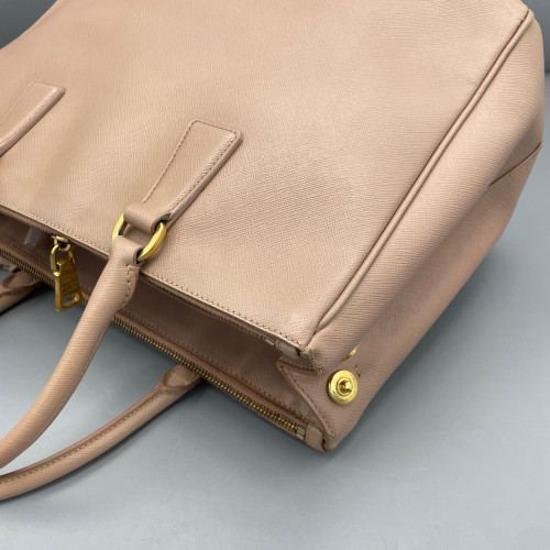 Prada Galleria Tote Saffiano Calfskin Nude Pink