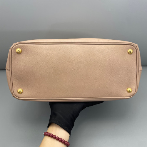 Prada Galleria Tote Saffiano Calfskin Nude Pink