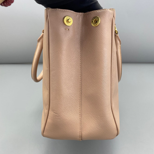Prada Galleria Tote Saffiano Calfskin Nude Pink