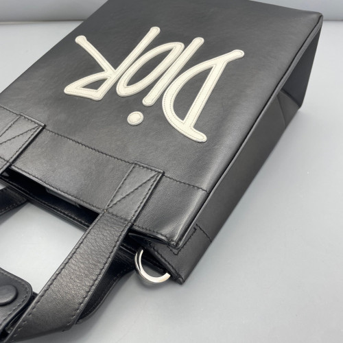Dior Sac Plat Calfskin Black Dior Sac Plat Calfskin Black