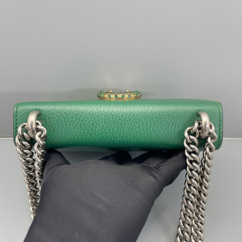 Gucci Small Dionysus Grained Calfskin Green