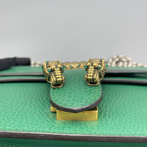 Gucci Small Dionysus Grained Calfskin Green