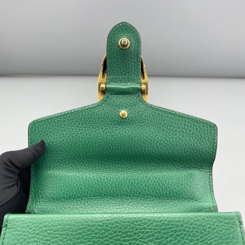 Gucci Small Dionysus Grained Calfskin Green