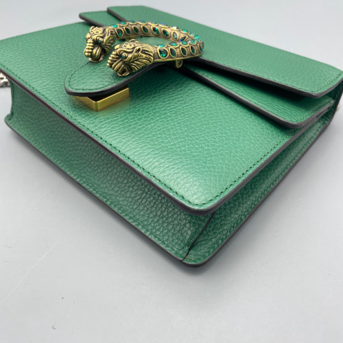 Gucci Small Dionysus Grained Calfskin Green