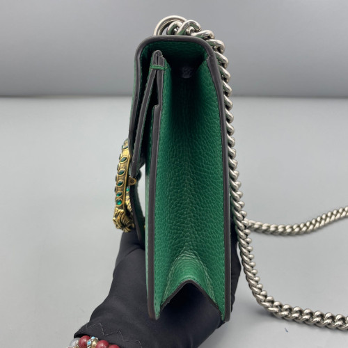 Gucci Small Dionysus Grained Calfskin Green
