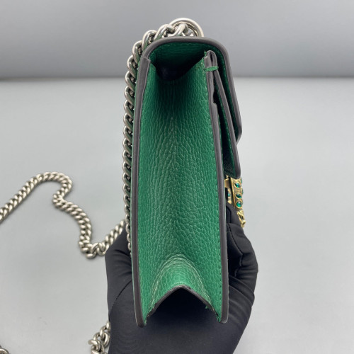 Gucci Small Dionysus Grained Calfskin Green