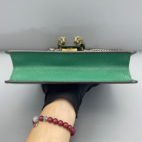 Gucci Small Dionysus Grained Calfskin Green