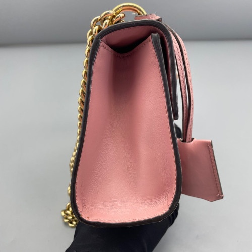 Gucci Small Padlock Shoulder Bag Guccissima Pink Gucci Small Padlock Shoulder Bag Guccissima Pink