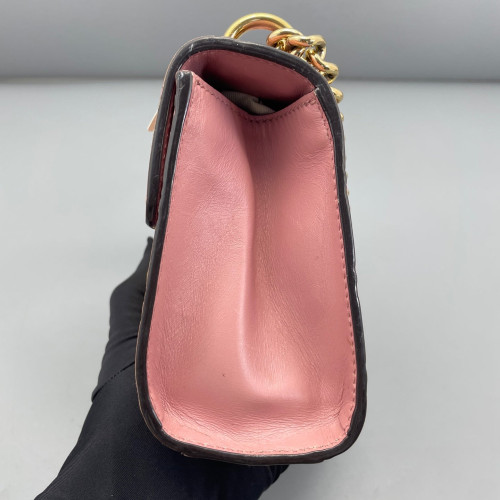 Gucci Small Padlock Shoulder Bag Guccissima Pink Gucci Small Padlock Shoulder Bag Guccissima Pink
