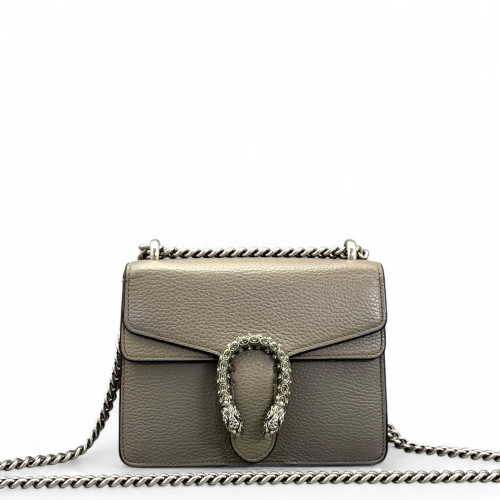 Gucci Small Dionysus Grained Calfskin Grey Gucci Small Dionysus Grained Calfskin Grey