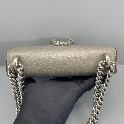 Gucci Small Dionysus Grained Calfskin Grey Gucci Small Dionysus Grained Calfskin Grey