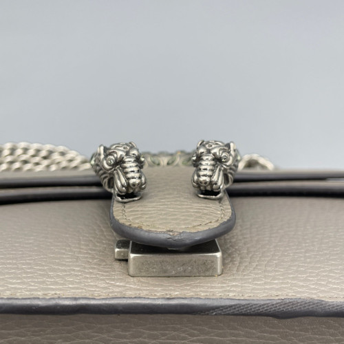 Gucci Small Dionysus Grained Calfskin Grey Gucci Small Dionysus Grained Calfskin Grey