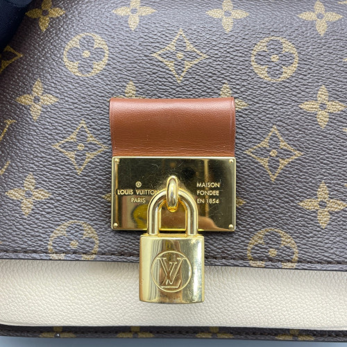 Louis Vuitton Vaugirard Monogram Brown White