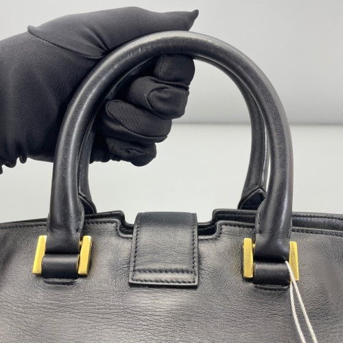 Yves Saint Laurent Small Cabas Chyc Calfskin Black