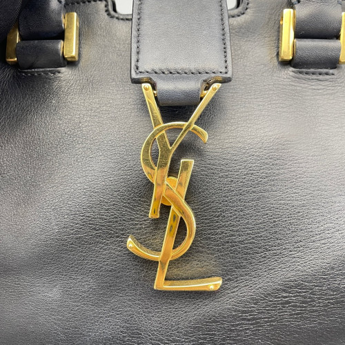 Yves Saint Laurent Small Cabas Chyc Calfskin Black