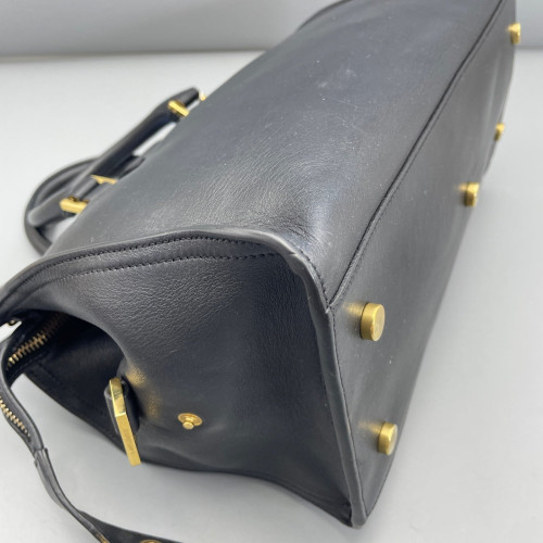 Yves Saint Laurent Small Cabas Chyc Calfskin Black