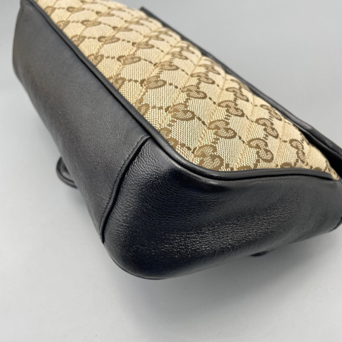 Gucci Double G Small GG Marmont GG Monogram Brown Black