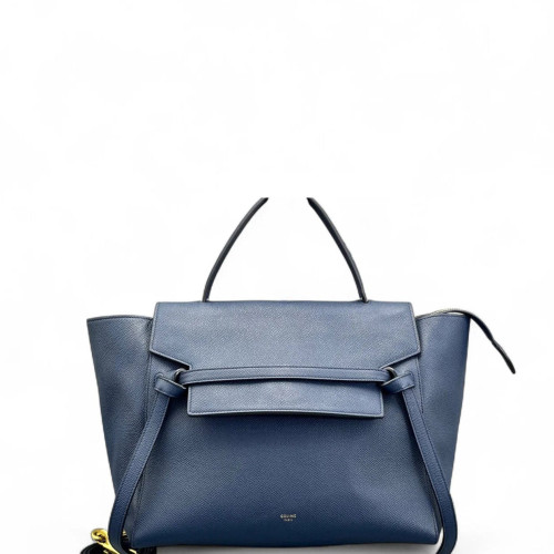Celine Mini Belt Bag Calfskin Dark Blue