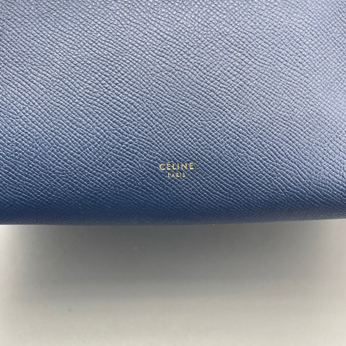 Celine Mini Belt Bag Calfskin Dark Blue
