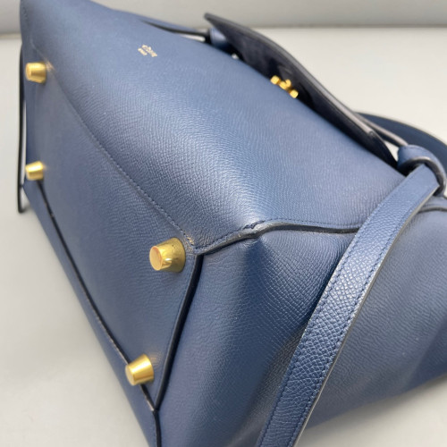 Celine Mini Belt Bag Calfskin Dark Blue