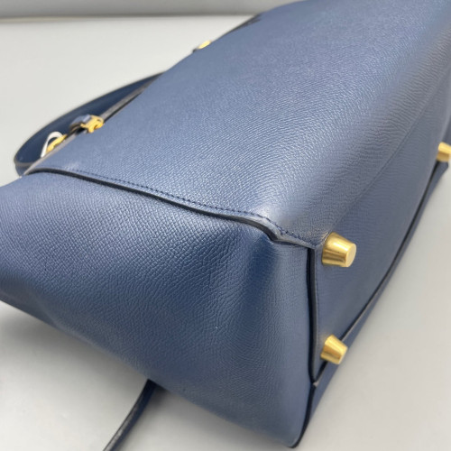 Celine Mini Belt Bag Calfskin Dark Blue