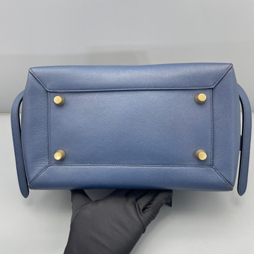 Celine Mini Belt Bag Calfskin Dark Blue
