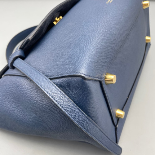 Celine Mini Belt Bag Calfskin Dark Blue