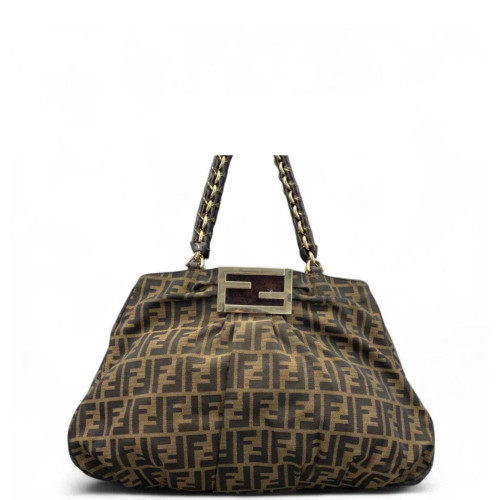 Fendi Chain Hobo FF Brown Fendi Chain Hobo FF Brown
