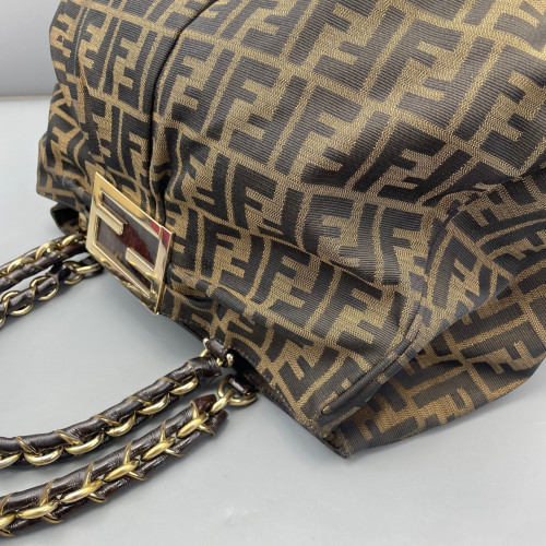 Fendi Chain Hobo FF Brown Fendi Chain Hobo FF Brown