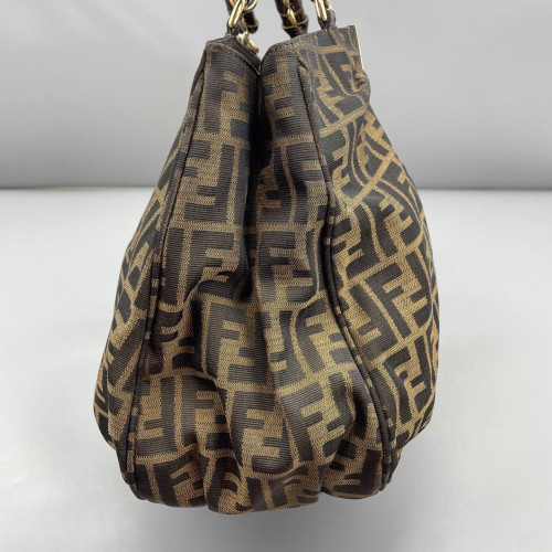 Fendi Chain Hobo FF Brown Fendi Chain Hobo FF Brown