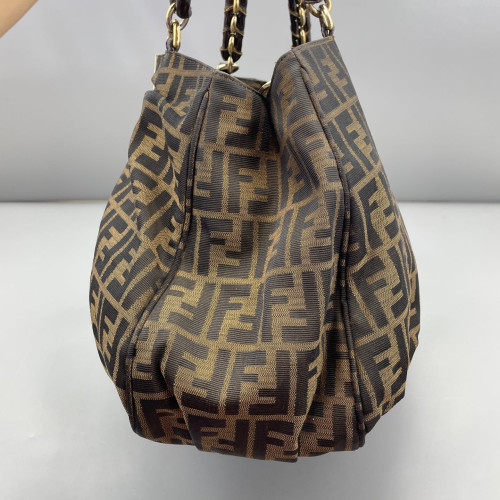 Fendi Chain Hobo FF Brown Fendi Chain Hobo FF Brown