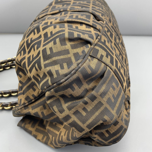 Fendi Chain Hobo FF Brown Fendi Chain Hobo FF Brown
