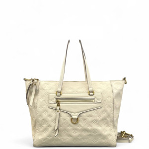 Louis Vuitton Lumineuse PM Monogram Empreinte White