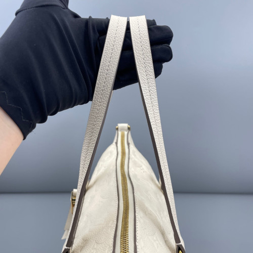 Louis Vuitton Lumineuse PM Monogram Empreinte White