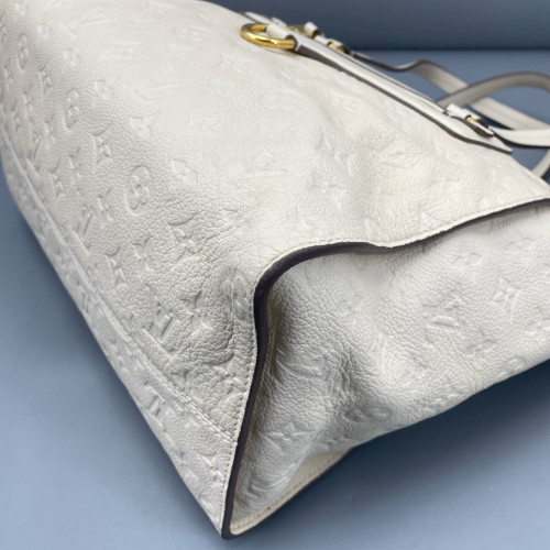 Louis Vuitton Lumineuse PM Monogram Empreinte White